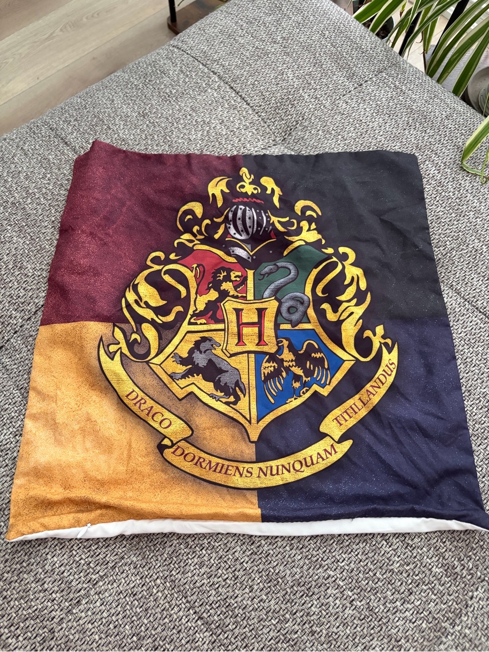 Harry Potter - Hogwarts Crest Pillow Case
